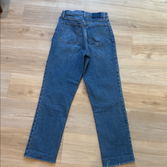 Abercrombie & Fitch The 90’s Straight Ultra High Rise 28 6L Long Curve Love - Picture 3 of 13